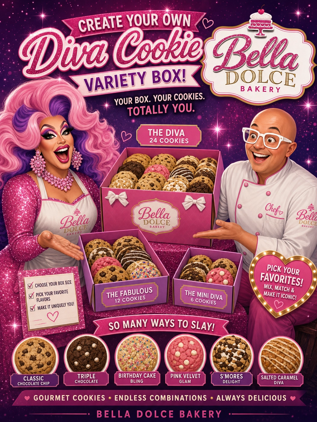 Diva Cookie Variety Box