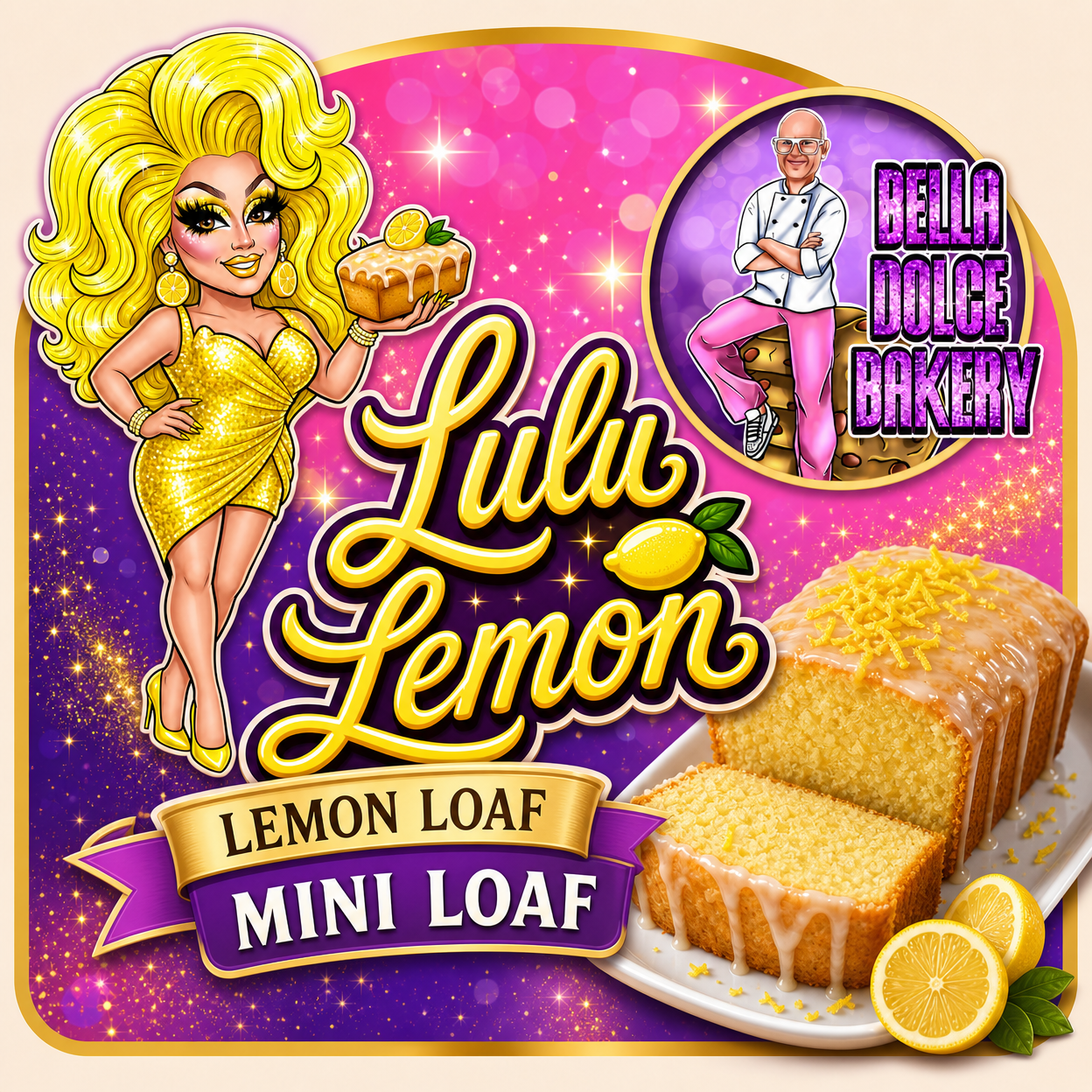 Lulu Lemon Mini Loaf: Zesty, Bright, & Perfectly Glazed!