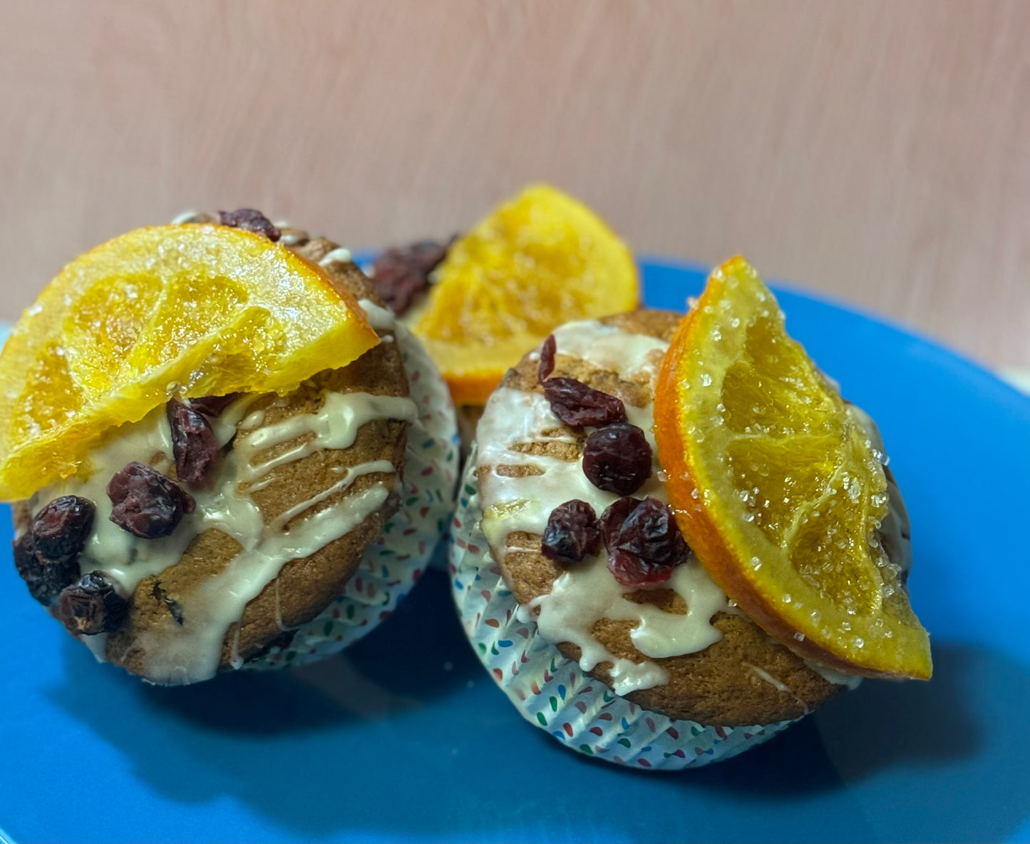 Oranjella Cran-Fierce Signature Muffin - Bella Dolce Bakery