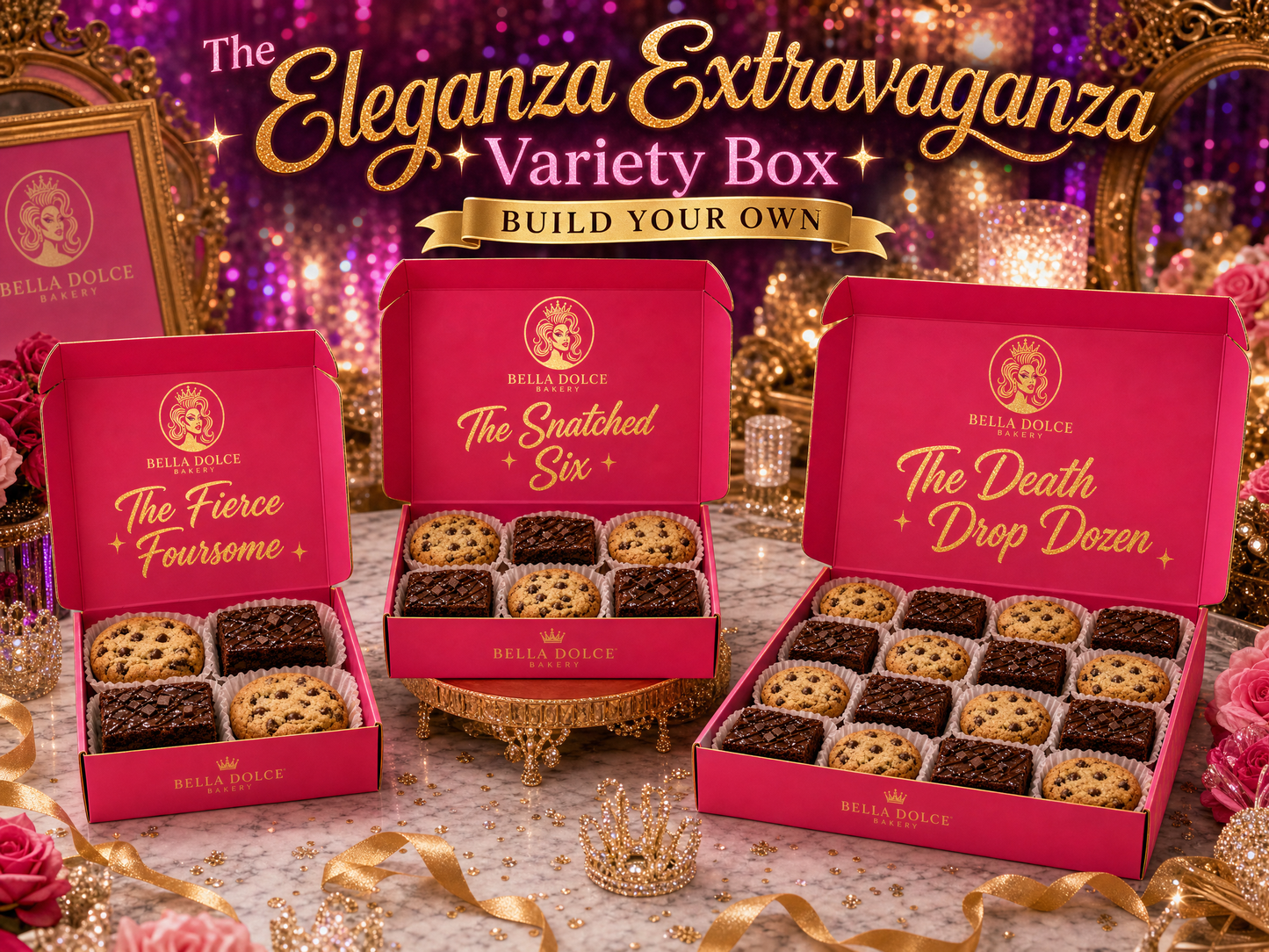 The Eleganza Extravaganza Variety Box - All Sizes Hero