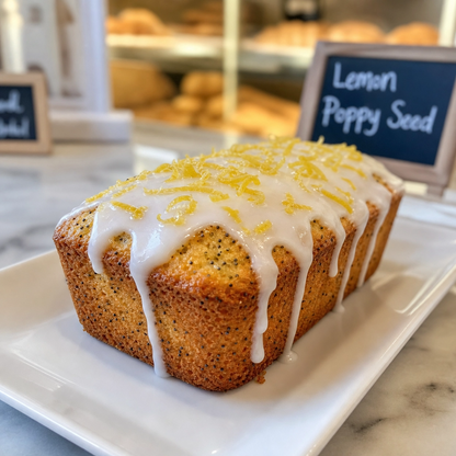 Citrina Zest Mini Loaf: Zesty, Bright, & Poppy-licious!