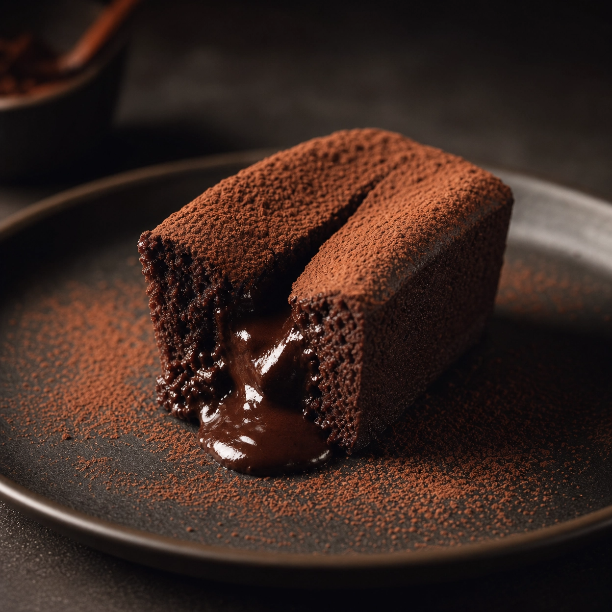 Lava Luscious Mini Loaf: Dangerously Delicious Molten Chocolate!