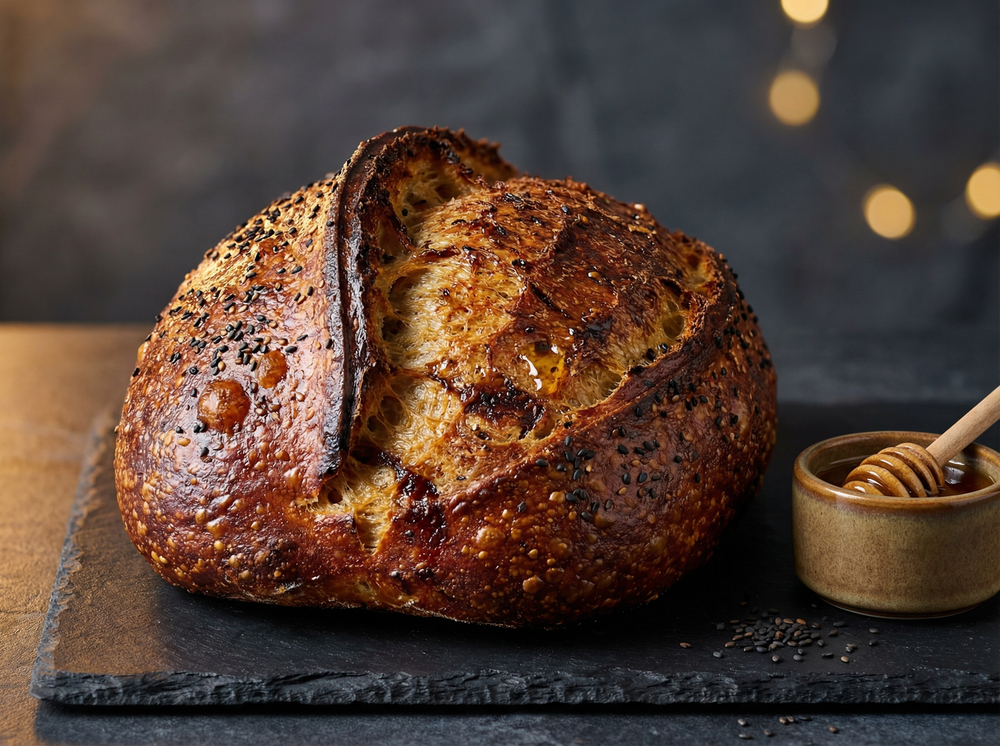 Miso Honey Fierce Sourdough Loaf - Bella Dolce Bakery