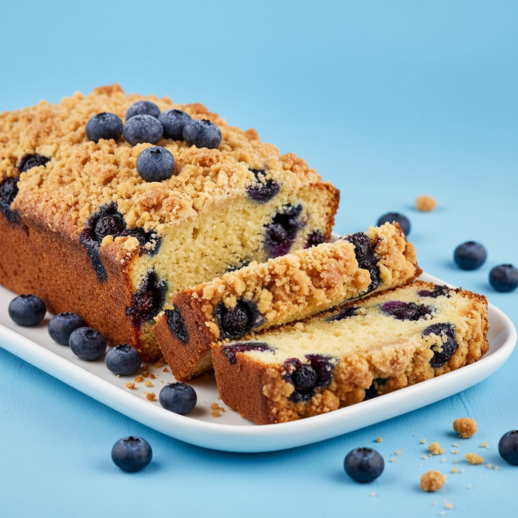Blueberry Bling Streusel Loaf - Bella Dolce Bakery