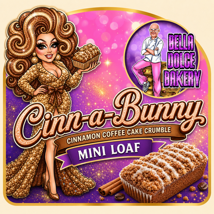Cinn-a-Bunny Mini Loaf: Warm, Cozy, & Crumbly Perfection!